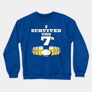 I Survived The Rugby Sevens Rugby Fan Gift Crewneck Sweatshirt